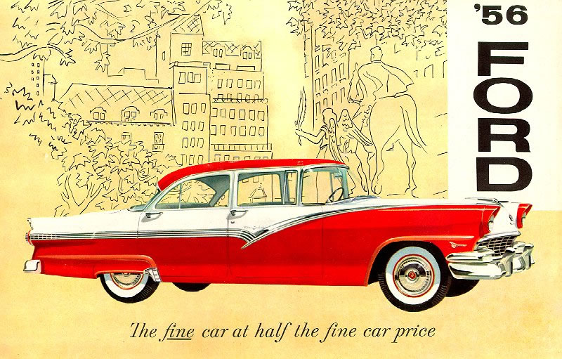 1956 Ford Brochure Page 9